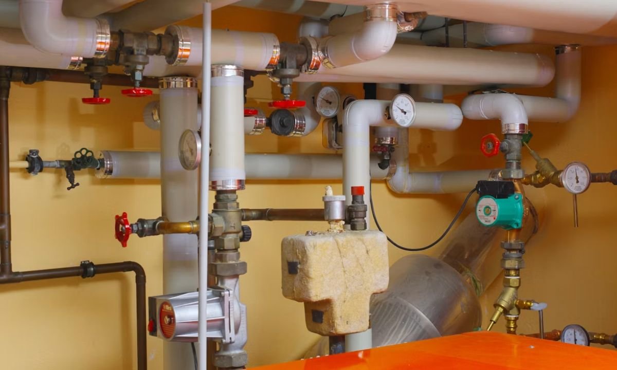 Emergency plumbing repair technician fixing a burst pipe in Sebastian, FL