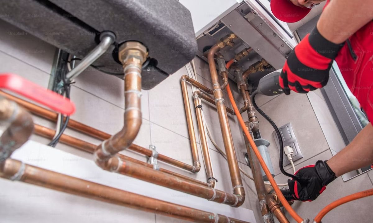 Licensed plumber repairing a pipe for a home in Sebastian, FL